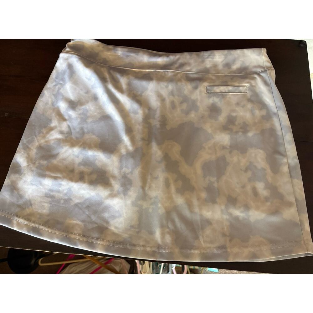 Sky Blue Camo Golf Skirt Pebble Beach Med
